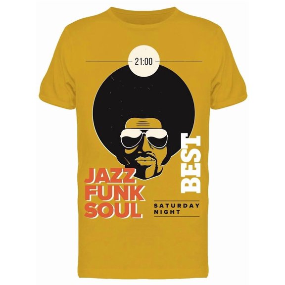 Jazz Funk Soul Tee Men's -Image by Shutterstock