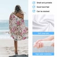 thumbnail image 4 of Beach Towel Bloom Flowers Bath Pool Towels Pink Spring Floral Absorbent Beach Towel Soft Large Quick Dry Lightweight Camping Travel Sports Yoga Gym Swim Towels for Adult 35x70 Inch, 4 of 9