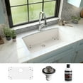thumbnail image 3 of Karran Usa Qu-712-Pk1 Quartz Qu 32" Undermount Single Basin Quartz Composite Kitchen Sink, 3 of 5
