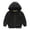 Black, variant on Tsivenald Boys Zip up Hoodie Fleece Long Sleeve Full Zip Hooded Sweatshirts for Kids (1-2 Years)