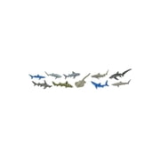Safari Ltd. Sharks TOOB - 11 Figurines Including Great White, Whale Shark, Tiger, Hammerhead, Mako, and More - Educational Toy Set for Boys, Girls & Kids Toys Ages 3+