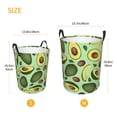 thumbnail image 5 of Fotbe Laundry Hamper With Durable Leather Laundry Basket Avocado With Seeds Thickened Waterproof Round Collapsible Laundry Hamper, Dirty Clothes Laundry Basket, 5 of 8