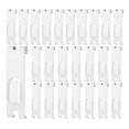 thumbnail image 2 of 25 Pieces Notch Hooks Sturdy for Panel Picture Photo Frame Painting Artworks White, 2 of 8