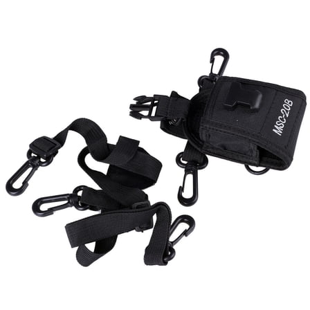 Interphone Storage Pouch Two Way Radio Holder Holsters Nylon Belt Case Bag with Adjustable Shoulder Strap