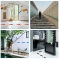 thumbnail image 6 of Uxcell 4x1" Arrow Sticker PVC Directional Sign Adhesive Removable Floor Decal Black 4Set / 24Pieces, 6 of 6