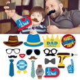 thumbnail image 2 of Photo Booth Props 28Pcs/Set Photo Booth Props Eye-catching Multi-purpose Portable Fine Workmanship Ornamental Party Decoration Reusable Happy Dads Day Theme Party Supplies Holiday Supplie, 2 of 6
