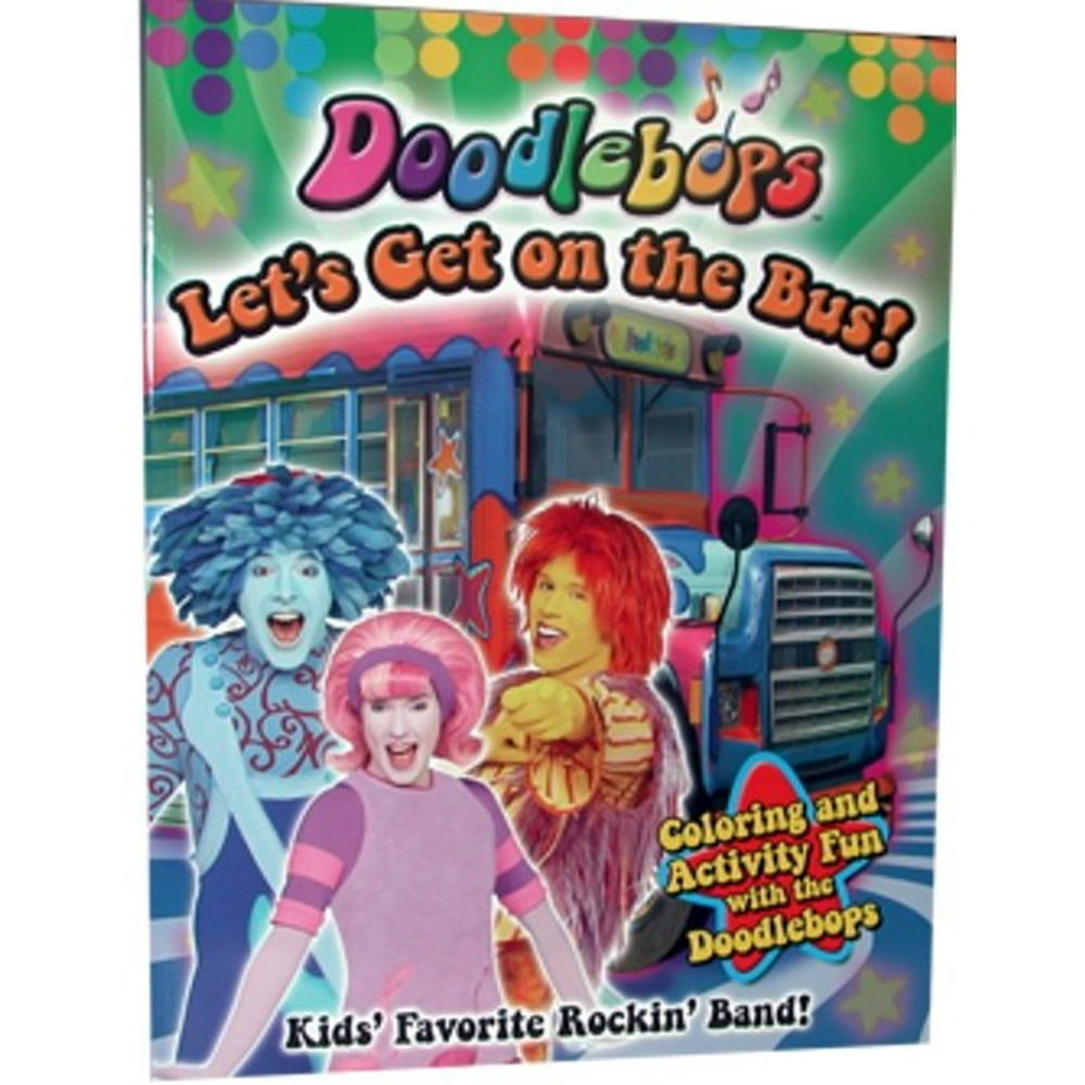 Doodlebops "Let's Get on the Bus!" Coloring & Activity Book CASE OF