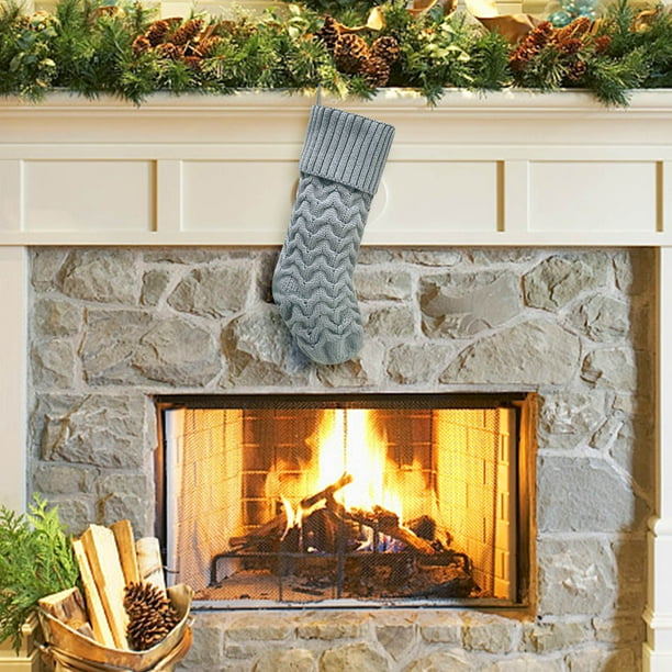 Calcetín navideño colgante para dulces, regalos y juguetes pequeños | Decoración navideña para golosinas, tarjetas y sorpresas | Decoración para el hogar con diseño de árbol o copo de nieve