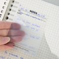 thumbnail image 2 of Notas adhesivas transparentes grandes, 2,8 x 3,8 pulgadas, notas autoadhesivas translúcidas, 2 of 5