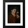 thumbnail image 2 of Giacomo Ceruti 18x24 Black Modern Framed Museum Art Print Titled - An Old Man with a Dog (1740s), 2 of 5