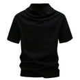 thumbnail image 5 of Men's Casual Short Sleeve T-Shirt Soft Breathable Round Neck Loose Fit Comfortable Daily Wear Tee Top Mens Basic Tee Shirts Summer Vintage T Shirts, 5 of 6
