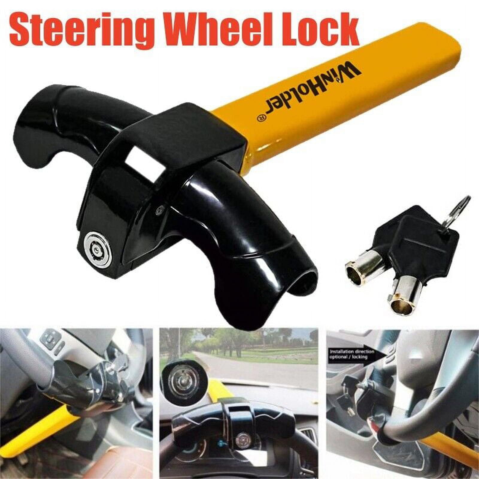 Car Steering Wheel Lock Vehicle Security Auto Safety Lock Anti-Theft Device Car  Security Accessories 