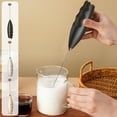 thumbnail image 7 of Black Handheld Milk Frother And Egg Beater For Coffee And Home Kitchen Use Battery Operated 8.86 Inch Length, 7 of 7