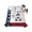 Red, variant on Twin Flat Sheet Only Blue Anchor Paddle Sailboat Lighthouse Tree Soft Microfiber Cooling Bedding Sheets Ocean Fish Flat Bed Sheet