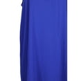 thumbnail image 2 of BAR III Womens Blue Sheer Sleeveless Keyhole Knee Length Shift Cocktail Dress  Size XXL, 2 of 2