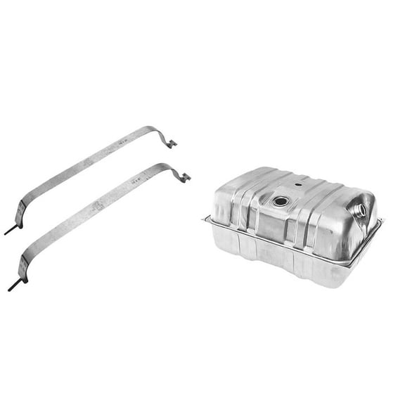 TRQ 33 Gallon Gas Fuel Tank w/ Strap Set for 80- 86 Ford Bronco FTA65977