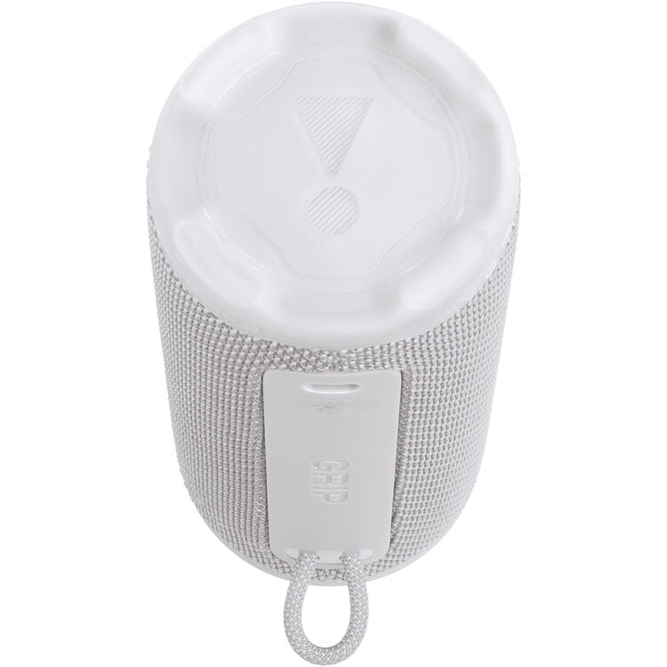 JBL Grip - Compact Bluetooth speaker with bold JBL Pro Sound and ambient light - White