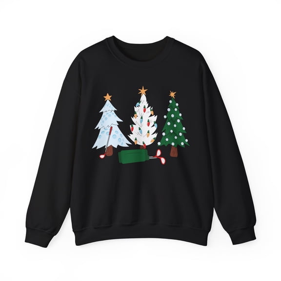 Golf Christmas Tree Sweatshirt, Christmas Gift for Golf Lovers