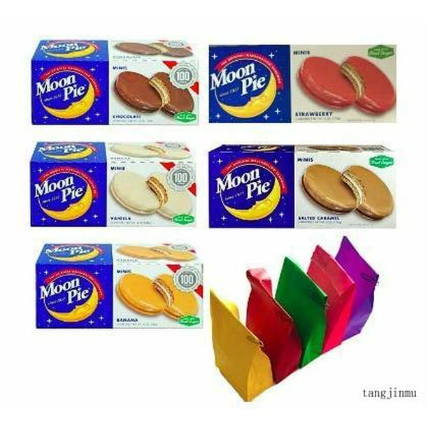 Moon Pie Mini's Complete Variety Pack All 5 Flavors 5 Boxes Salted