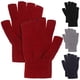 thumbnail image 1 of 4 pares de guantes para mujer, sin dedos, de punto, cálidos, para exteriores, 1 of 8