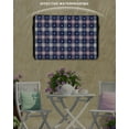 thumbnail image 3 of Day Buffalo Checker Star Filling Outdoor TV Cover 48 to 50 Inch Waterproof, American Star Flag Blue Plaid 600D Oxford TV Covers with Zipper, Outside Flat TV Screen Protector 48"Wx30"Hx4.5"D, 3 of 7