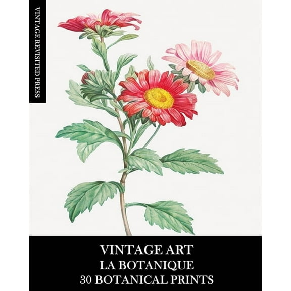 Vintage Art: La Botanique: 30 Botanical Prints for Framing, Collage, Decoupage and Junk Journals, (Paperback)