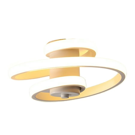 

LED Ceiling Lamp Modern Ceiling Lamp Lamp 3 Lamp Lighting Round Spiral Lamp Light Top Ceiling with 220V Ceiling Roof Colors for Bedroom Living Room Study Hallway