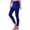 Blue, variant on Yoga Shorts Women Plus Size High Waist Athletic Pleated Butt-Hugging Skort For Outer Sports Wear Green XXL