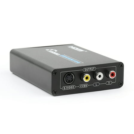 HDMI to RCA Composite AV Converter with S-Video Support 1080P Downscaling Includes US Power Adapter