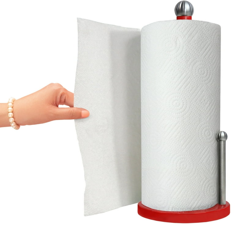 Blue Donuts Enamel Coated Steel Paper Towel Holder Red Walmart