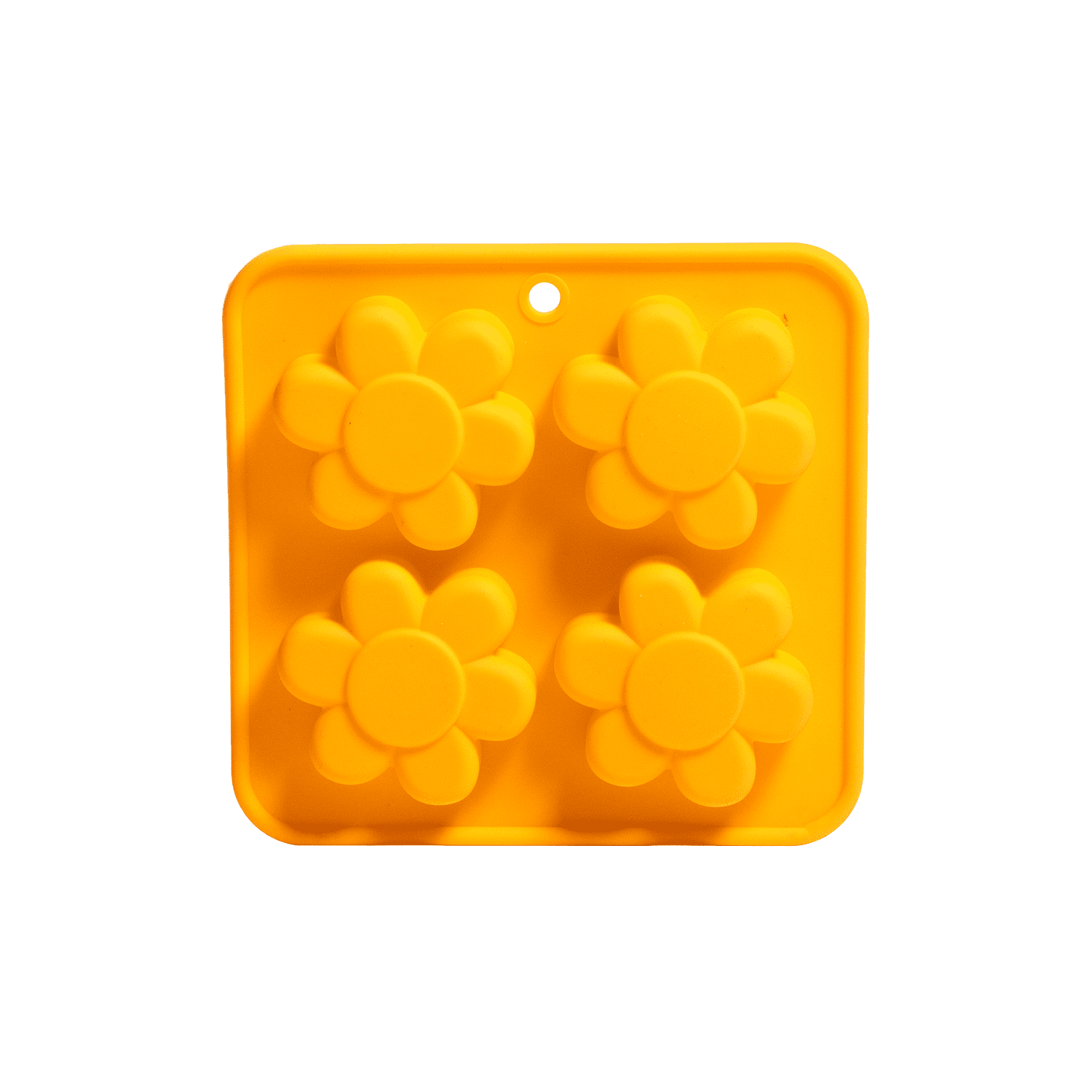 Oodles Durable Silicone Yellow Flower Freeze and Eat Dog Treat Maker, O/S