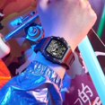 thumbnail image 3 of Reloj deportivo Kim Shiton Luminous de silicona resistente al agua, 3 of 5