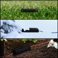 thumbnail image 5 of Caja impermeable para interiores y exteriores negra para cables de extensión y conexiones eléctricas (paquete de 4) - Caja protectora impermeable para enchufes eléctricos para coronas navideñas, 5 of 5