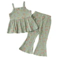 thumbnail image 6 of KEXE Baby Girl Clothes 3-6 Months Spring Outfits For Girls Toddler Girl Outfits Baby Girl Summer Clothes Sleeveless Tops And Shorts Clothing Sets, 6 of 9
