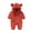 Red, variant on TinyBloomm 3 to 6 Month Baby Girl Clothes Baby Boys Girls Snowsuit Winter Coat Solid Bear Warm Hooded Romper Jumpsuit Outfits, Size 6-9 Months