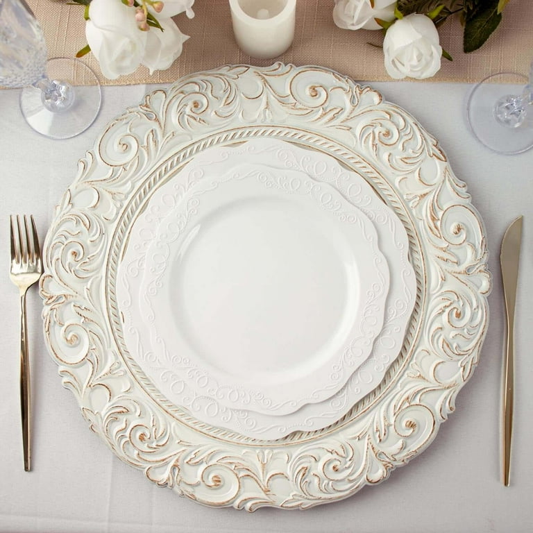 Efavormart Set of Antique White Gold 14