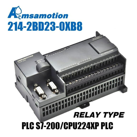 CPU224XP Amsamotion S7-200 PLC Programmable Logic Controller 214-2AD23-0XB8 214-2BD23-0XB8