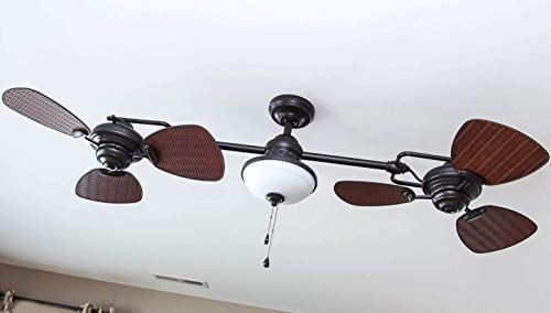 Harbor Breeze Twin Breeze Ii 74-in Oil 