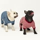 thumbnail image 4 of Pijama para perro Fitwarm XL, tela gofrada a rayas rojas y blancas, 4 of 7