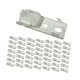 thumbnail image 5 of Rieles para cortinas perfecl herrajes de montaje en pared 50 piezas, 5 of 8