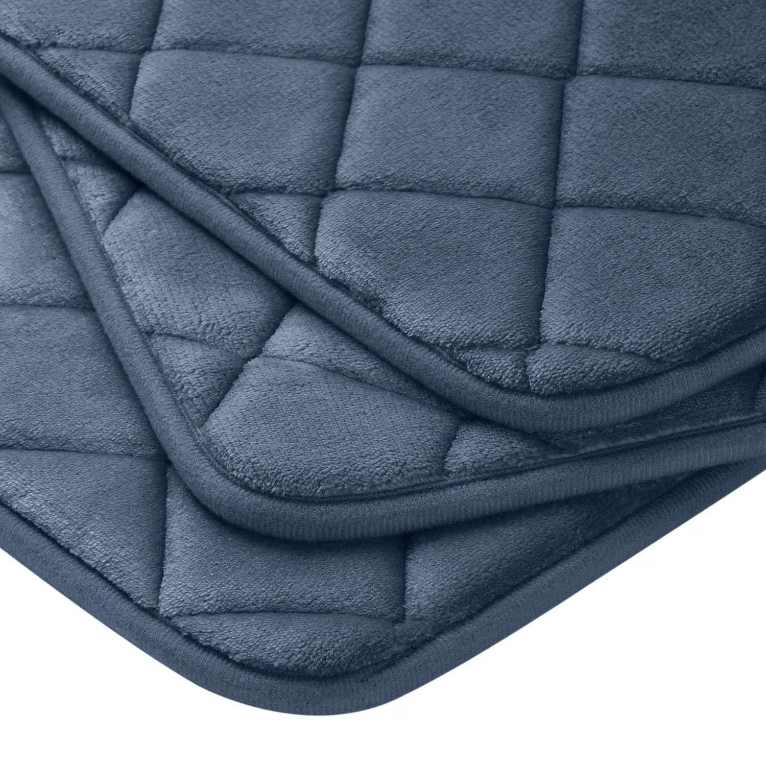 Mainstays Memory Foam Bath Mat Set, 3-piece set