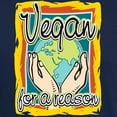 thumbnail image 3 of CafePress - Vegan For A Reason Dark T Shirt - Men's Classic Graphic Cotton T-Shirt, 3 of 4
