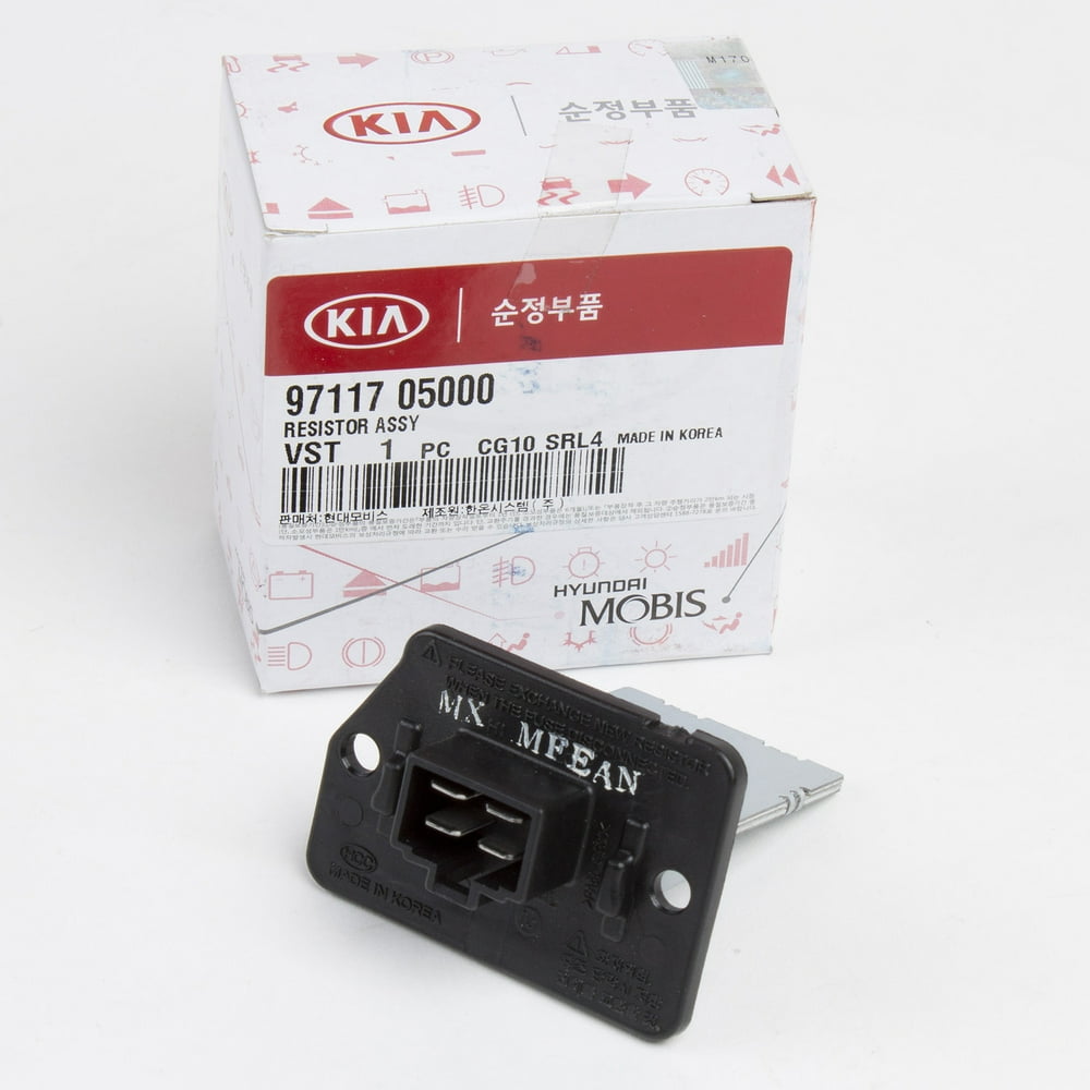 Genuine OEM HVAC Blower Motor Resistor for Genuine OEM Hyundai Kia 9711705000