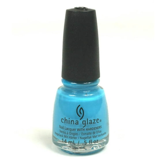 China Glaze Nail Lacquer DJ Blue My Mind, 0.5 fl oz