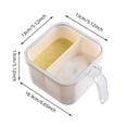 thumbnail image 2 of Multifunctional 4 Compartment Seasoning Dispenser Container with Spoon for Kitchen Storage and Serving, 2 of 5