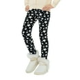 thumbnail image 4 of Esaierr 3Pcs Kids Girls Winter Leggings Print Fleece Thick Lined Warm Leggings 3-12Y Toddler Baby Fleece Lined Leggings, 4 of 6