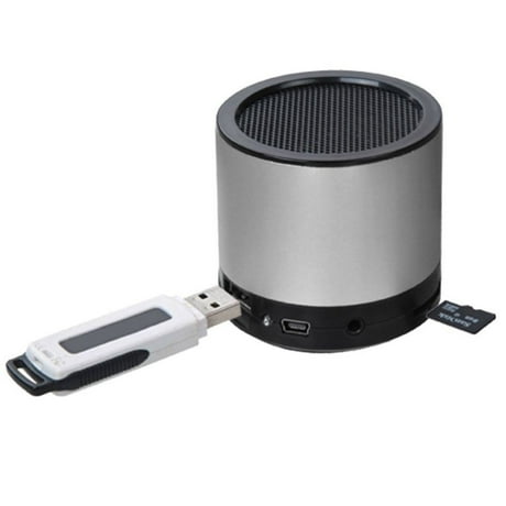 Insten Silver Mini Portable Stereo Speaker For iPod Laptop