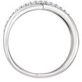 thumbnail image 2 of FB Jewels 14k White Gold 1/6 CTW Diamond Criss-Cross Ring Size 7, 2 of 2