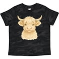 thumbnail image 3 of Inktastic Highland Cow Boys or Girls Toddler T-Shirt, 3 of 5