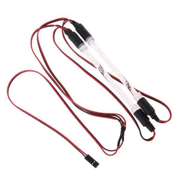 Barra de luces de tubo LED CUTICAT 2x2Pcs para 1/10 RC Modelo Crawler Car